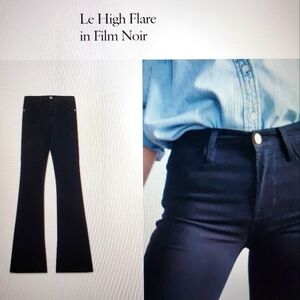 Gray High-Waisted Jeans